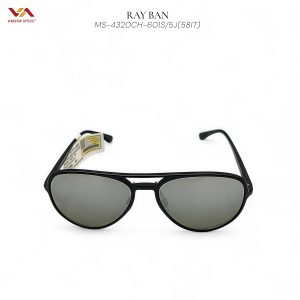Mắt Kính Râm Ray-Ban MS-4320CH-601S/5J(58IT) – Tròng Chromance, Gọng Đen Mờ
