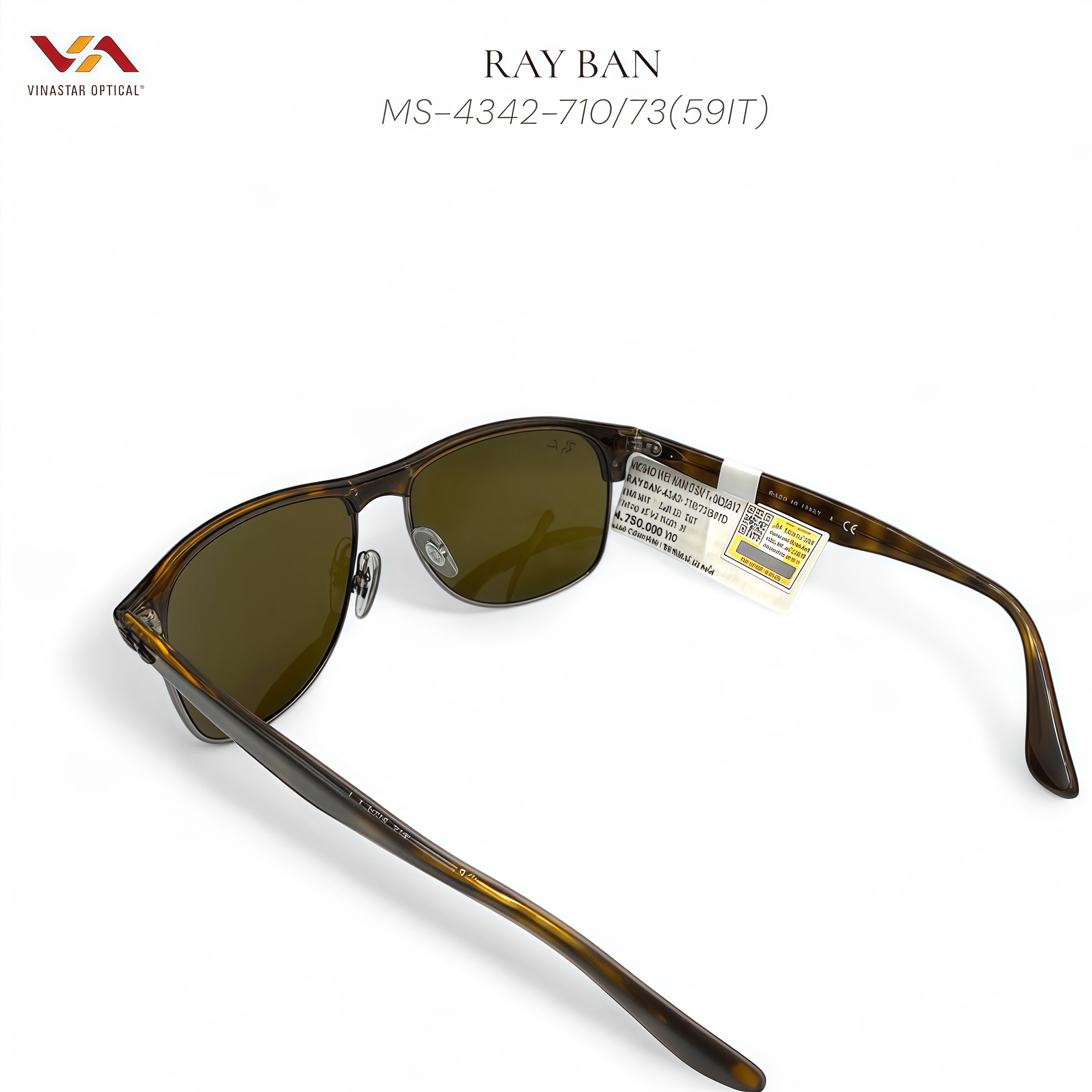 Mắt Kính Ray-Ban MS-4342-710/73(59IT) – Phong Cách Clubmaster Mới Mẻ - Ảnh 3