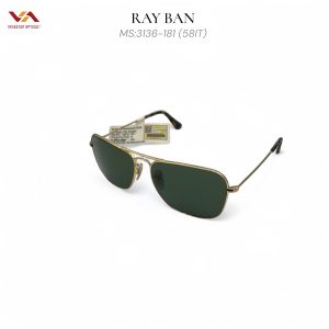 Alternative view of Kính Râm Ray-Ban Side Street 3136 - Vàng Gold/G-15 Kính Râm Vuông Cá Tính, Chống UV Tối Ưu