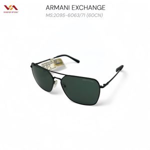 Alternative view of Kính Mát Armani Exchange Aviator 209S - Gọng Đen Mờ, Tròng Xanh Rêu Classic