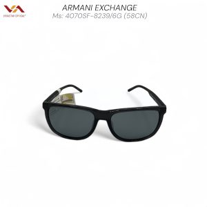 Kính Armani Exchange 4070SF - "Phản Chiếu Hiện Đại" Gọng Đen, Tròng Gương Bạc