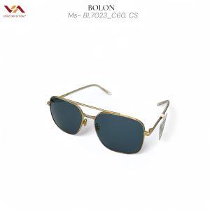 Alternative view of Kính Mát Bolon BL7023 – Kiểu Dáng Navigator Hiện Đại, Gọng Kim Loại Vàng Gold, Tròng Xanh Đen Cổ Điển