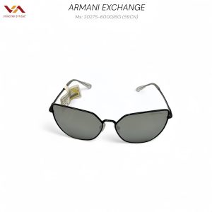 Kính Mát Armani Exchange 2027S - Gọng Kim Loại Cat Eye Cá Tính, Tròng Gương Bạc (59CN)