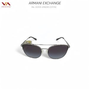 Kính Mát Armani Exchange 2032S - Gọng Kim Loại Bạc Sáng, Tròng Xám Chuyển Màu Cat Eye (57CN)