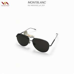 Alternative view of Kính Mát Montblanc MB0045S – Kiểu Dáng Aviator Huyền Thoại, Gọng Metal Đen Cổ Điển, Đẳng Cấp Thượng Lưu