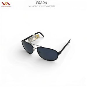 Alternative view of Kính Mát Prada OPR-01US – Thiết Kế Navigator Quyền Lực, Gọng Đen Bản Lớn & Thanh Ngang Độc Bản