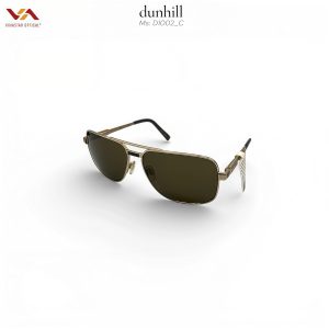 Alternative view of Kính Mát Dunhill D1002-C – Thiết Kế Navigator Cầu Đôi Mạnh Mẽ, Hợp Kim Màu Chì (Gunmetal) Thanh Lịch, Tròng Màu Trà Gradient Thời Thượng