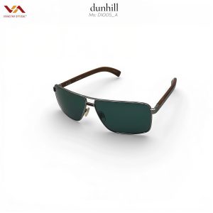 Alternative view of Kính Mát Dunhill D1005_A – Thiết Kế Navigator Cầu Đôi Uy Quyền, Khung Hợp Kim Gunmetal, Càng Gỗ Tự Nhiên Quý Hiếm, Tròng Màu Khói Đơn Sắc Sang Trọng